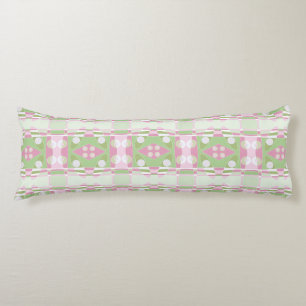 Bohemian Chintz 19 Pastel Grönt Rosa White Kroppskudde