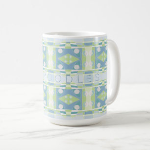 Bohemian Chintz 20 Pastel Grönt Blue Rosa Kaffemugg