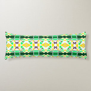 Bohemian Chintz 33-Gröntars Gult Kroppskudde