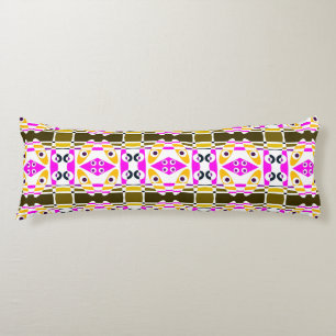 Bohemian Chintz 41 Orange Olive Fuchsia Rosa Kroppskudde