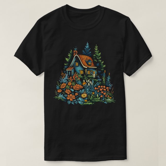 Bohemian Cottage T Shirt (Design framsida)