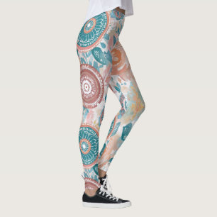 Bohemian Dream Watercolor Leggings