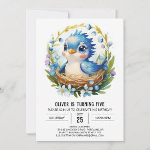 Bohemian Enchanted Modern Birthday Inbjudningar