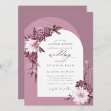 Bohemian English Lavender Fall Blommigt Arch Photo