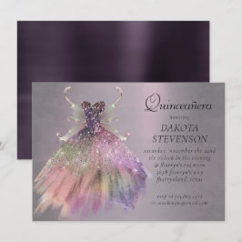 Bohemian Fairy Boll Gown | Mute Ombre Vin Sheen Inbjudningar