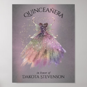 Bohemian Fairy Boll Gown Mute Ombre Vin Sheen Poster