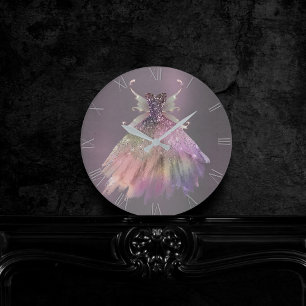 Bohemian Fairy Boll Gown   Mute Ombre Vin Sheen Rund Klocka