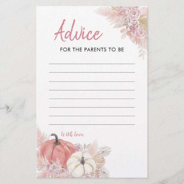 Bohemian Fall in Kärlek Pumpkin Adapter (Framsida)