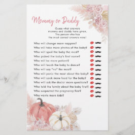 Bohemian Fall in Kärlek Pumpkin Mamma eller pappa