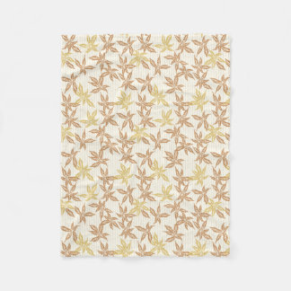 Bohemian flora retro botanical plant  fleecefilt