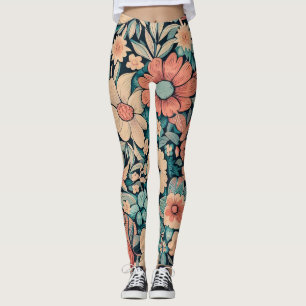 Bohemian Flower Pillow Fodral Leggings