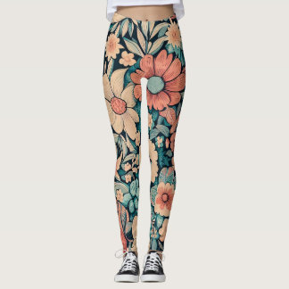 Bohemian Flower Pillow Fodral Leggings
