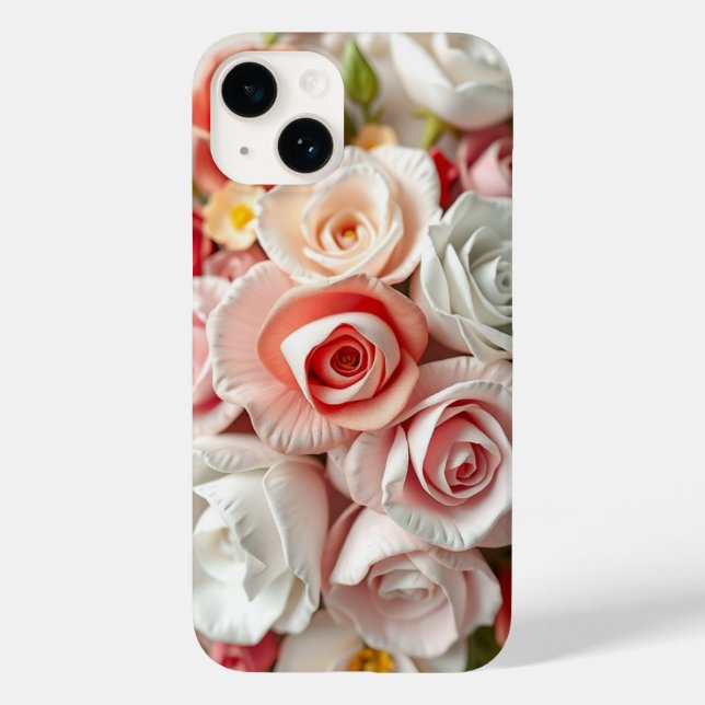 Bohemian Flowers Tuff iPhone/iPad-fall (Baksida)