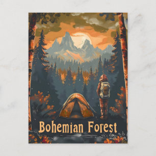 Bohemian Forest Camping Vykort
