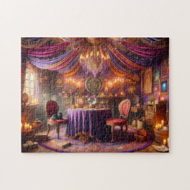 Bohemian Fortune Teller Mystical Tarot Décor Pussel (Horisontell)