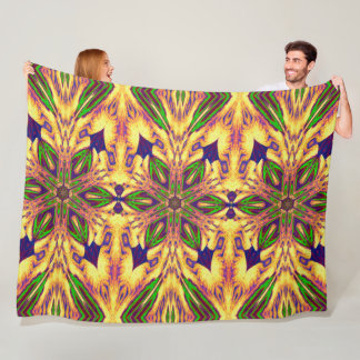 Bohemian Garden Flower sommaren 2 Blommigt Fleecefilt