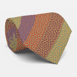 Bohemian Geometric Rand Tie Slips