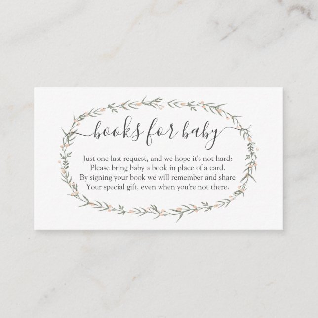 Bohemian Girl Bok In lieu, bokar for baby infoga Tilläggskort (Framsida)