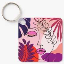 Bohemian Girl Line Art Rosa Aestthetic