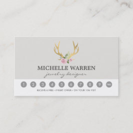 Bohemian Guld Antlers II Loyalty Slår kort