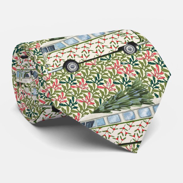 Bohemian Hippie Buss & Julgran Neck Tie Slips (Rullad)
