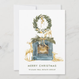 Bohemian Jul Composition Corporate Hälsning Julkort