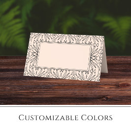 Bohemian Jungle Bröllop Namn-kort Placeringskort