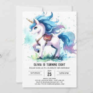Bohemian Kids Horse Birthday Inbjudningar