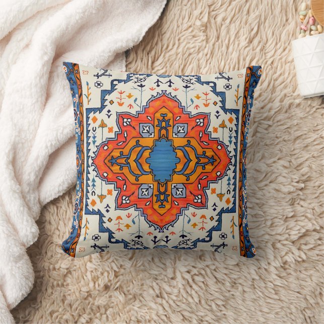 Bohemian Kilim Moroccan Stil Kudde (Filt)