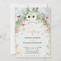 Bohemian Lush Greenery Arch golld Garden Wedding