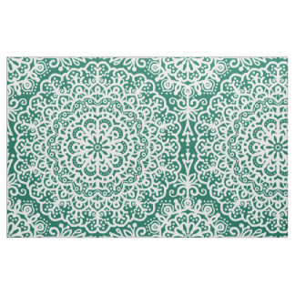 Bohemian Mandala Snöre Emerald Grönt Jewel Tone Tyg