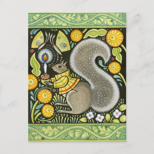 BOHEMIAN MOOSHKA ART VYKORT (Framsida)