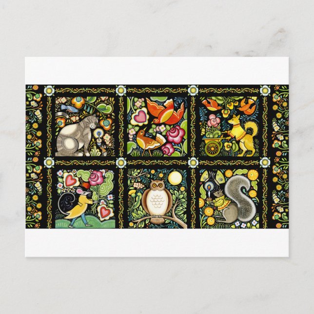 BOHEMIAN MOOSHKA DESIGN VYKORT (Framsida)