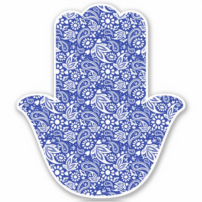 Bohemian Motif Hamsa Hand Klistermärken (Framsida)