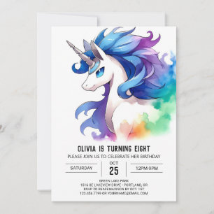 Bohemian Online Horse Birthday Inbjudningar