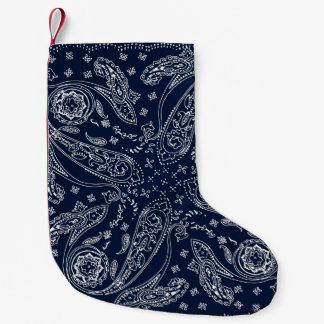 Bohemian Paisley Vintage Print Liten Julstrumpa