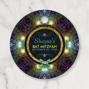 Bohemian Princess Söt Ljus Bat mitzvah Gåvor Etiketter