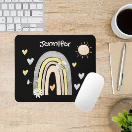 Bohemian Rainbow & Bumblebee Monogram Musmatta