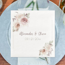 Bohemian Ro Bröllop Pappersservett