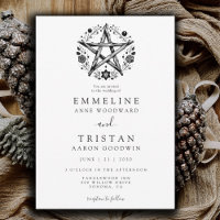 Bohemian Rustic Nature Pagan Wicca Bröllop