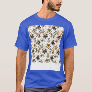 Bohemian Seamless Mönster Boho Hippie Gypsy Flower T Shirt