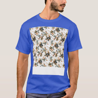 Bohemian Seamless Mönster Boho Hippie Gypsy Flower T Shirt