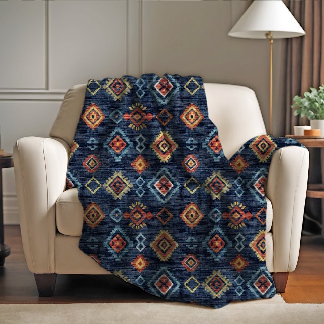 Bohemian Serenity Fleece Blanket (Skapare uppladdad)