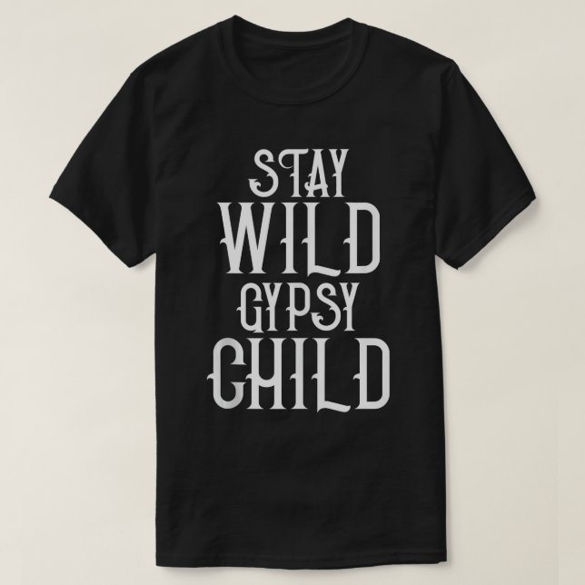 Bohemian Shirts stannar Vild Romsy Child Tees Trav T Shirt (Design framsida)