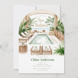 Bohemian Spa | Bachelorette 4-dagarsmynning Inbjudningar