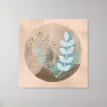 Bohemian Stil Abstrakt Blommigt Art