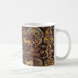 Bohemian stil-kaffe, rödburgundi, mugg - HAMbyWG
