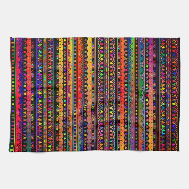 Bohemian Stil Kitchen Towel Kökshandduk (Horisontell)