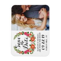 Bohemian Summer Photo Bröllop spara datum