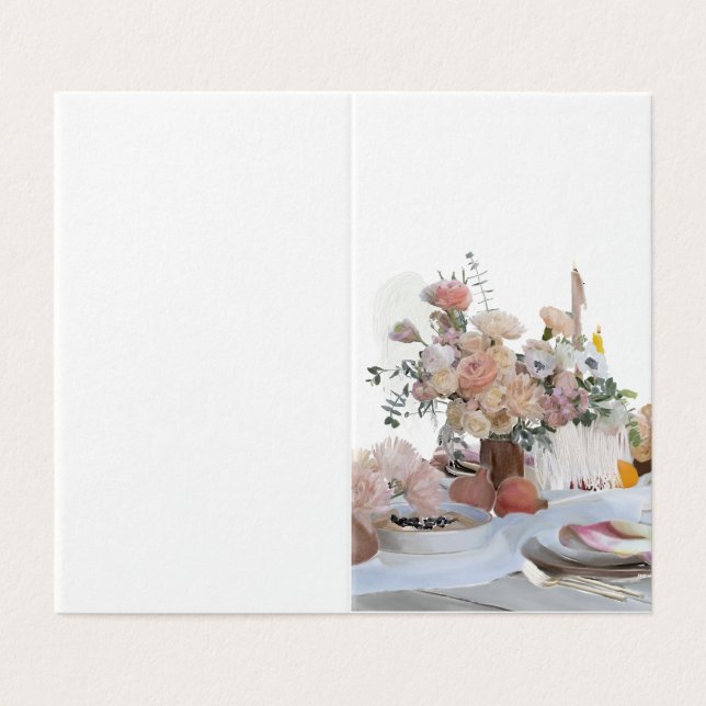 Bohemian Summer Tablescape Kort (Utsida ovikt)